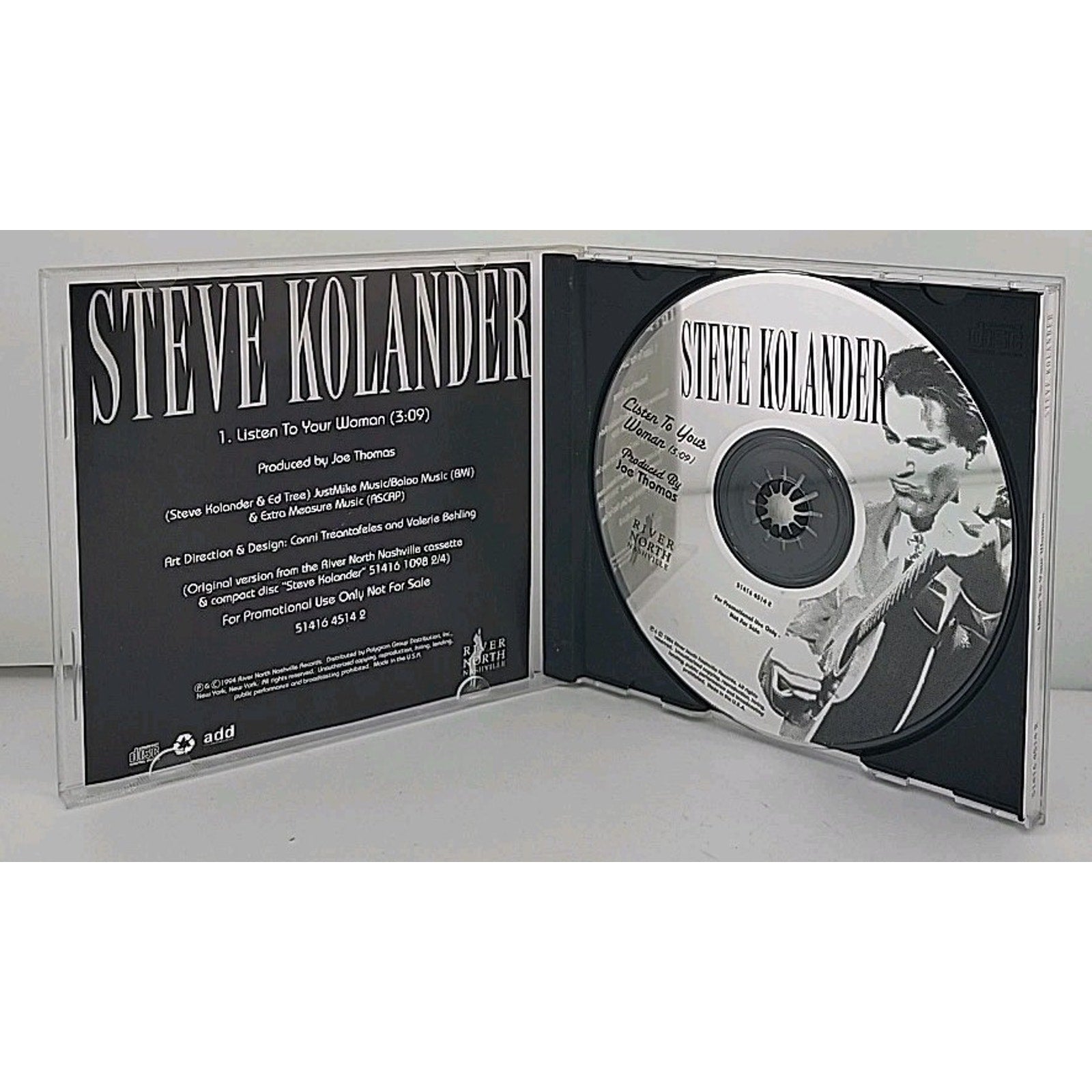 Listen To Your Woman By Steve Kolander CD