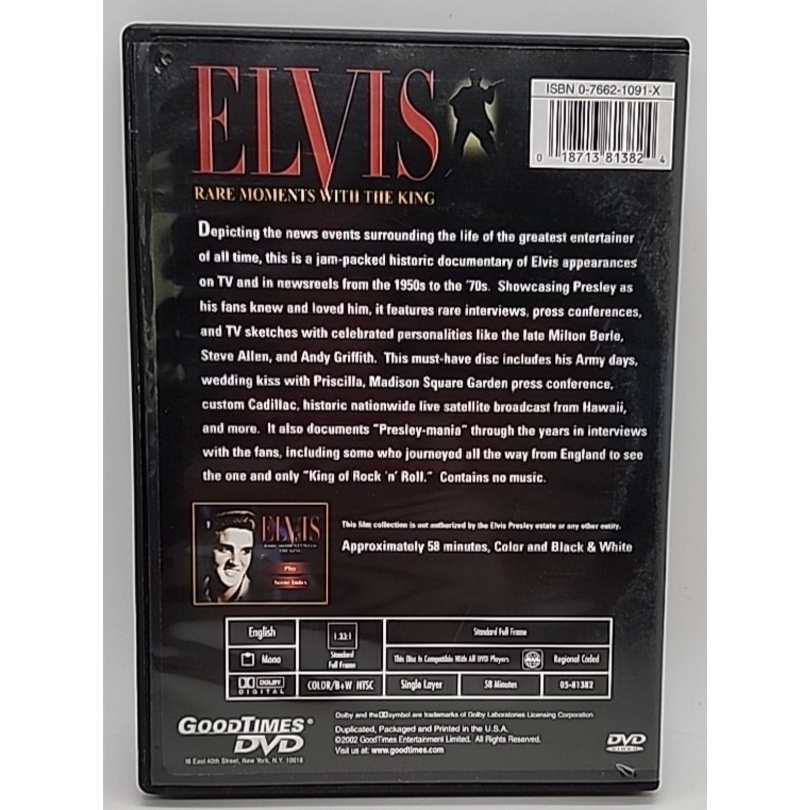Elvis-Rare Moments with the King (DVD)