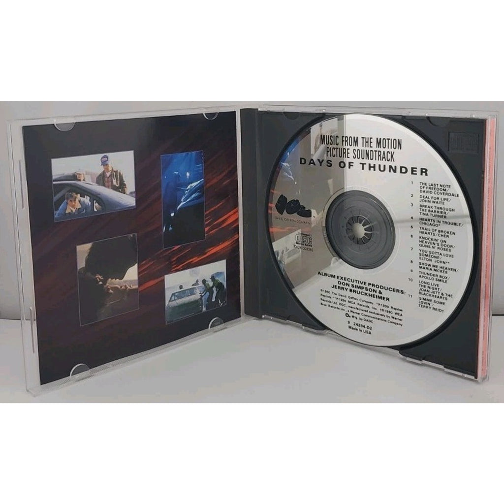 Days of Thunder Soundtrack CD Cher Chicago Guns N Roses Tina Turner