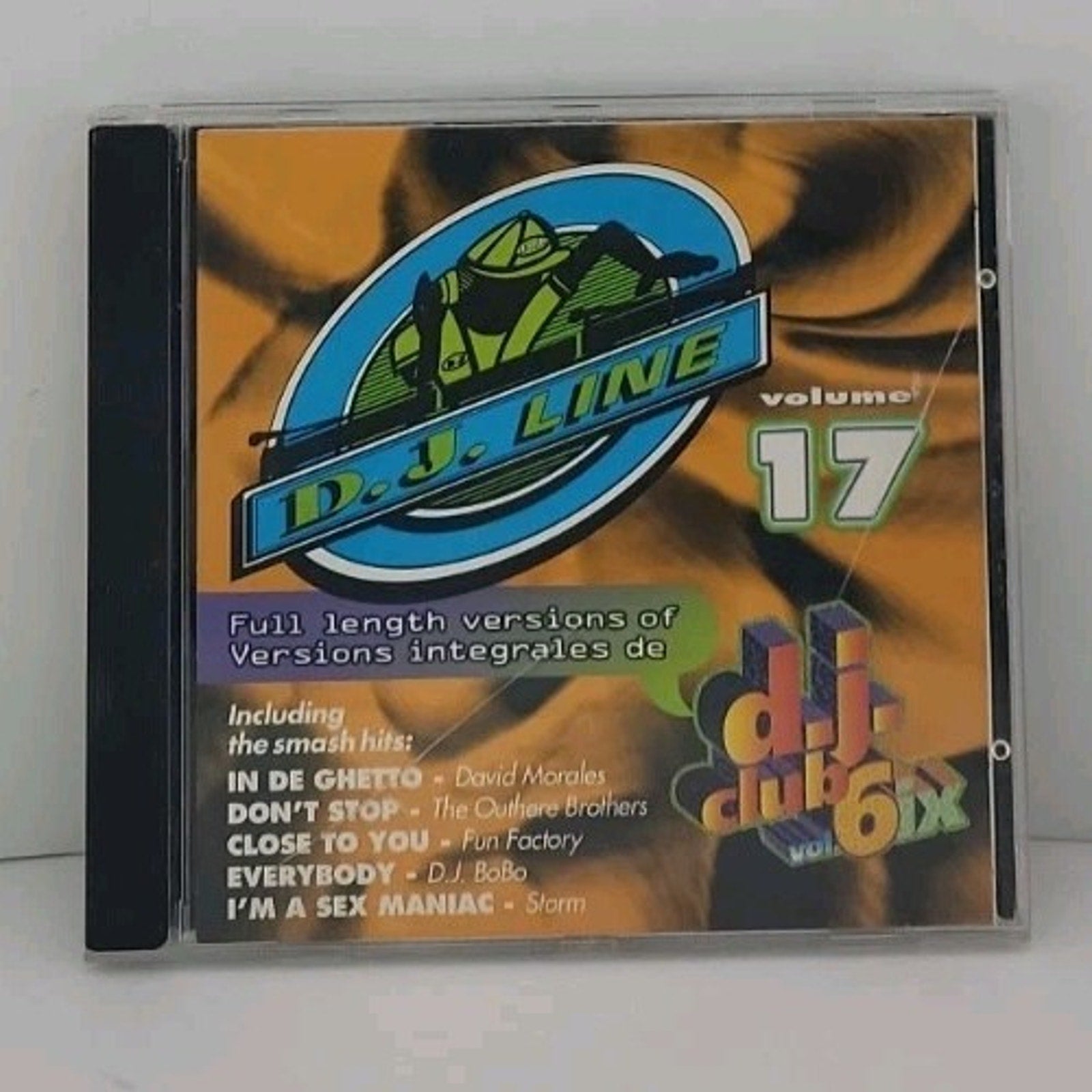 D.J. Line Volume 17 Dj Club Sixx Music CD Compilation