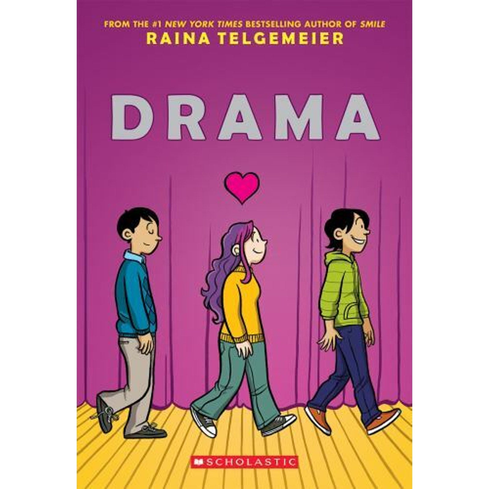 Drama : a Graphic Novel by Raina Telgemeier (2012, Trade Paperback)