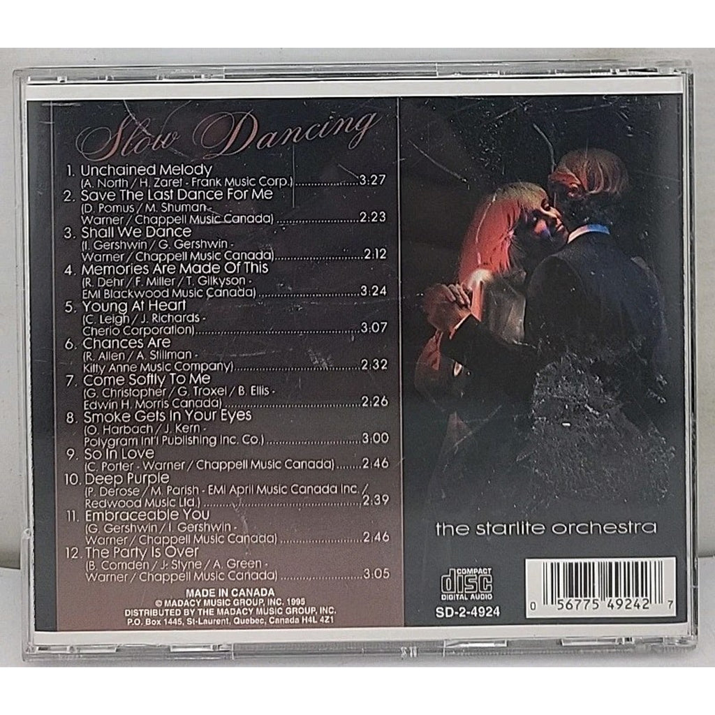 Slow Dancing by Starlite Orchestra (CD, 1995)
