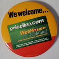 We Welcome Priceline.com Webhouse Club Card Pinback