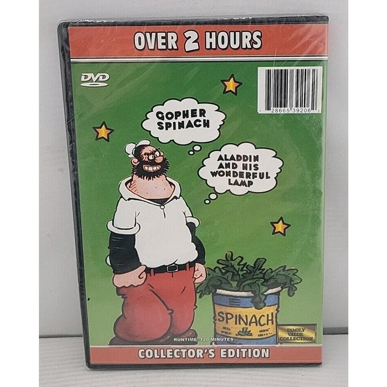 Popeye & Other Cartoon Treasures On DVD Digitally Remastered Slim Case *New*