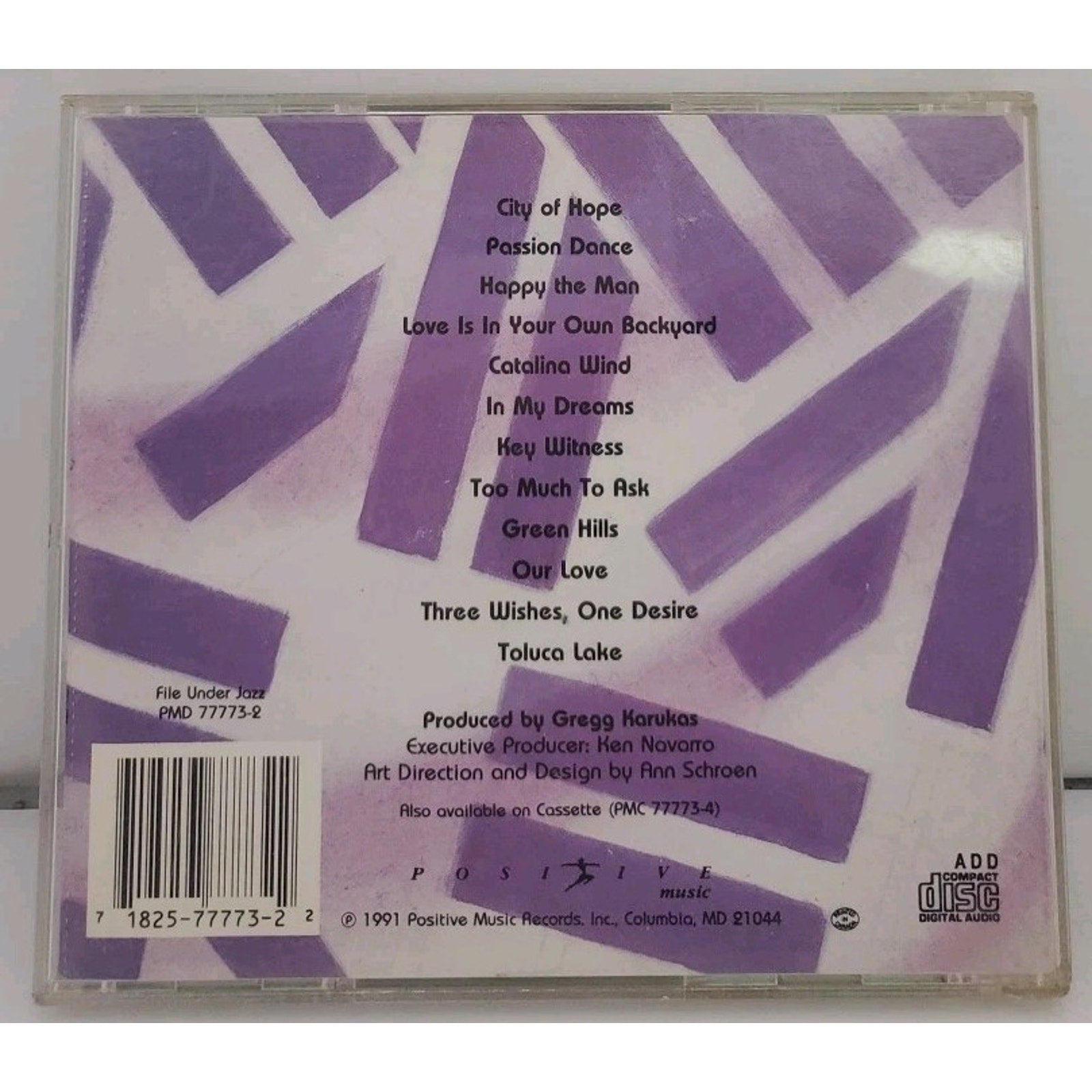 Key Witness by Gregg Karukas (CD, 2006)