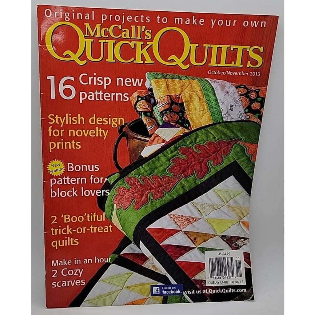 McCall's Quick Quilts Magazine October/November 2013