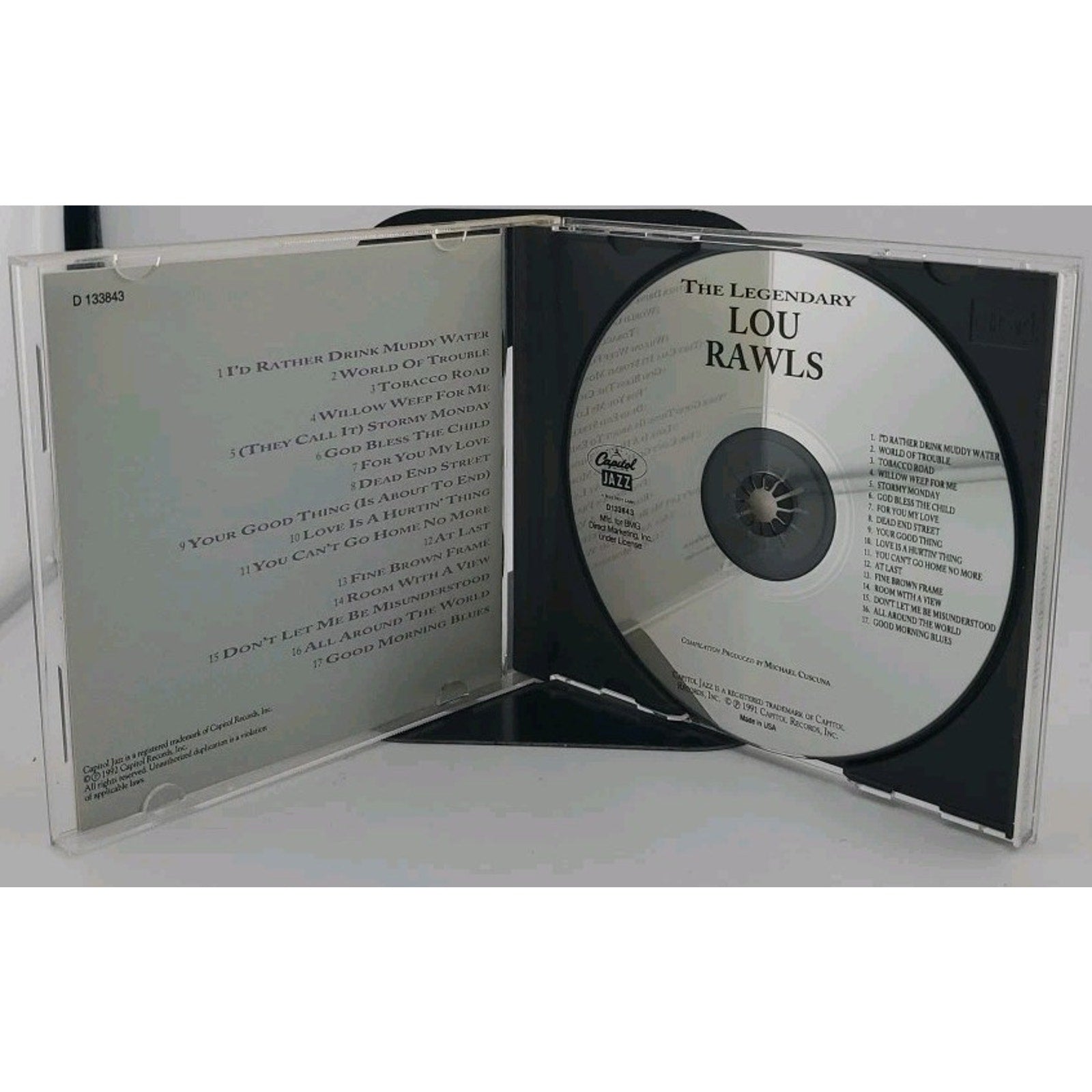 The Legendary Lou Rawls by Lou Rawls (CD, Jan-1992, Blue Note (Label))