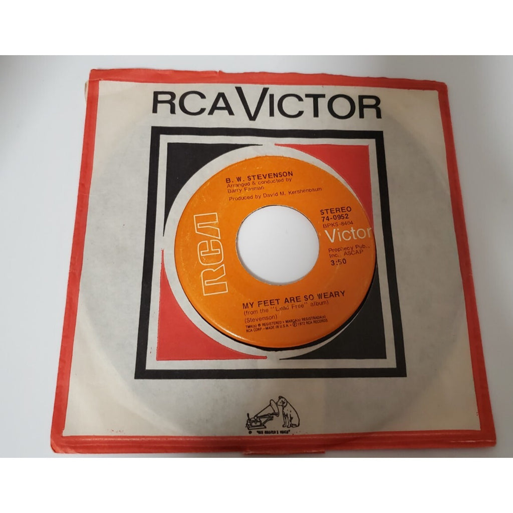 B.W. Stevenson - Shambala - 45RPM Record - Singles