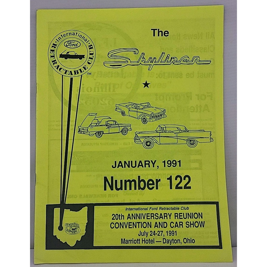 The Skyliner - International Retractable Club - January 1991 Number 122
