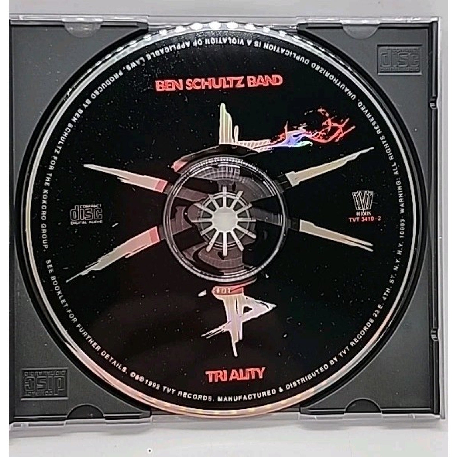 Tri Ality by Ben Schultz Band (CD, 1992, TVT (Dist.))