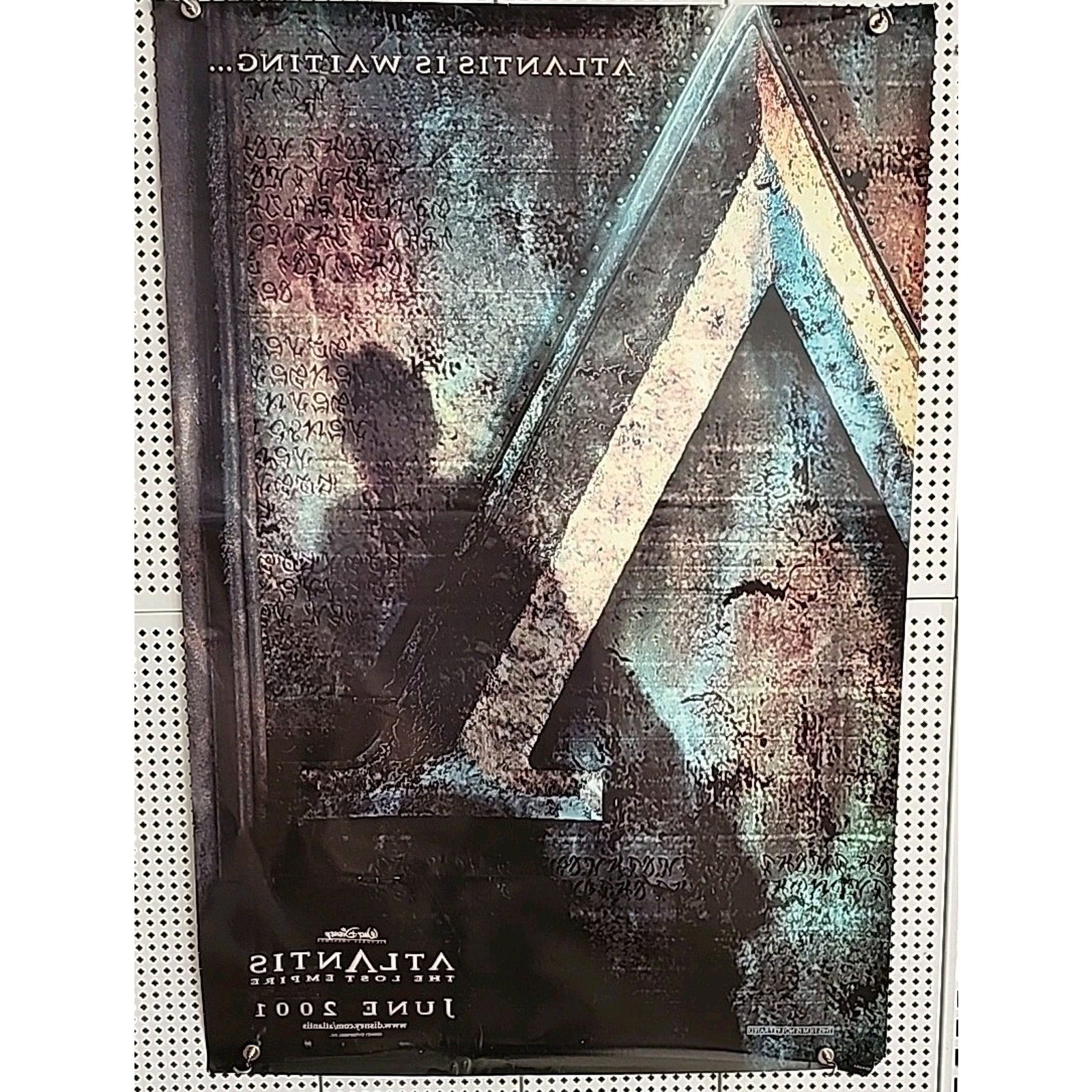 Atlantis The Lost Empire Teaser Movie Theater Poster 27x40 Double Sided