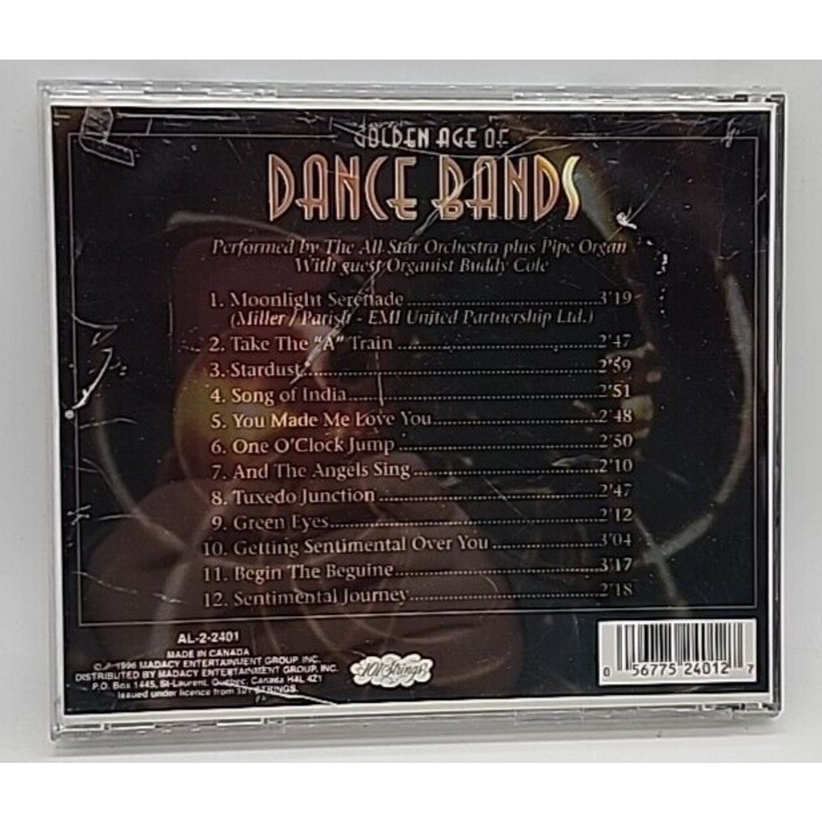 Golden Age of Dance Bands by 101 Strings (CD, 1996)