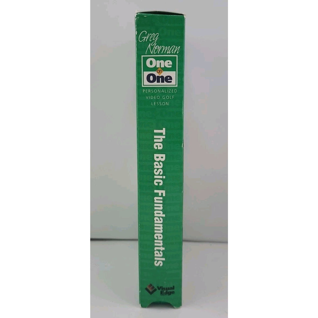 Visual Edge Greg Norman One-on-One: The Basic Fundamentals VHS NTSC Golf NR 1996