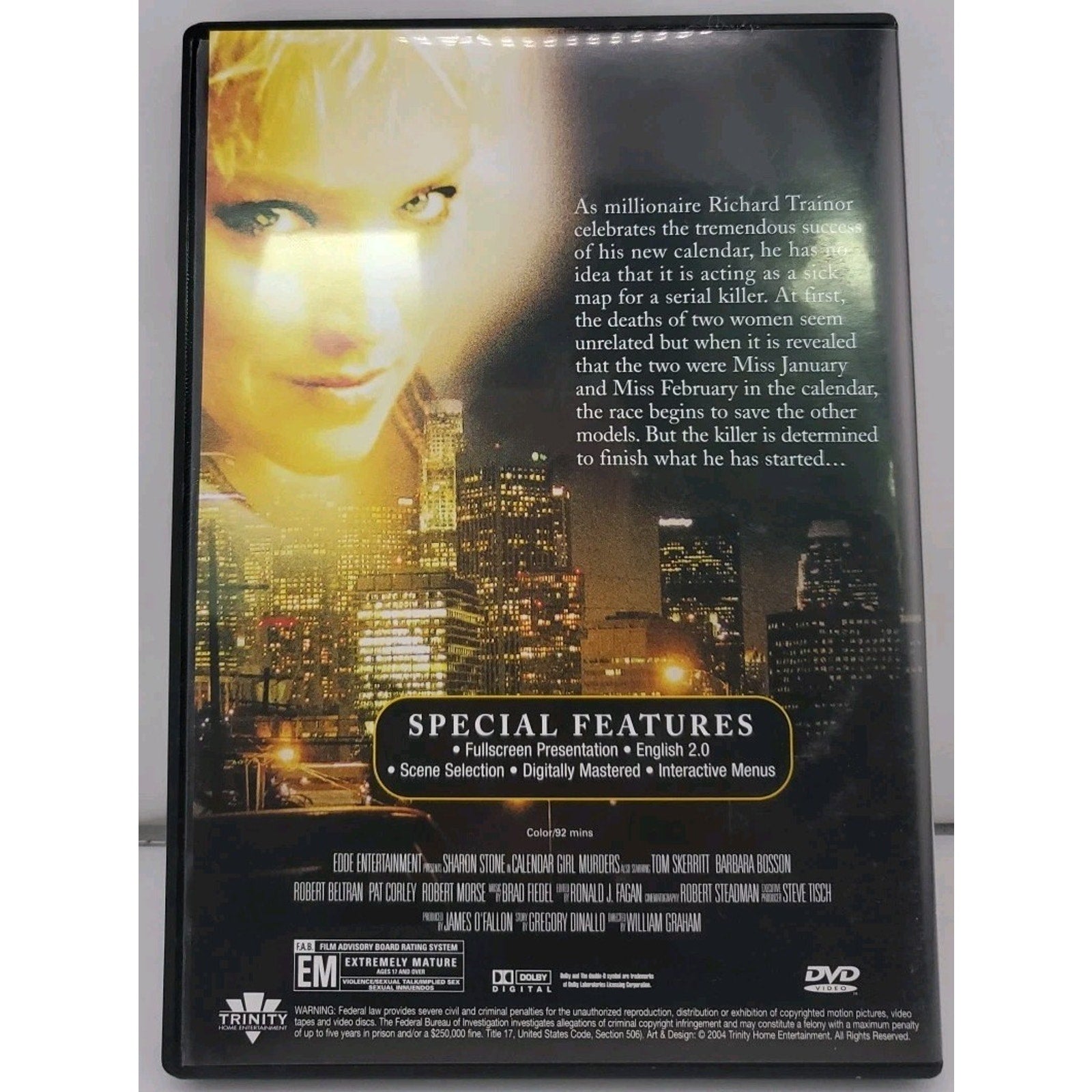 Calendar Girl Murders (DVD, 2005)