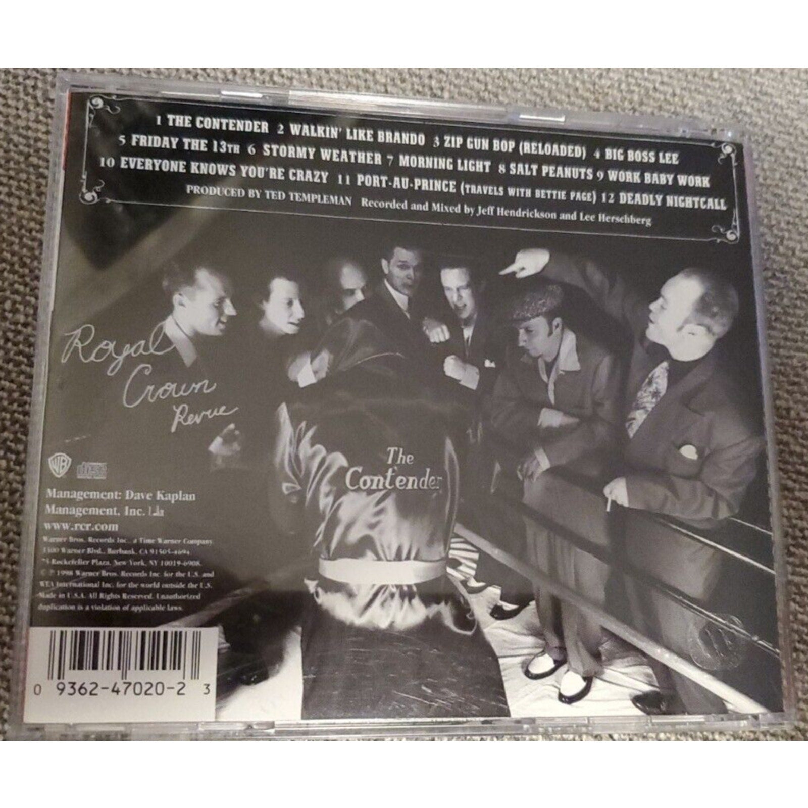 The Contender by Royal Crown Revue (CD, Aug-1998, Warner Bros.)