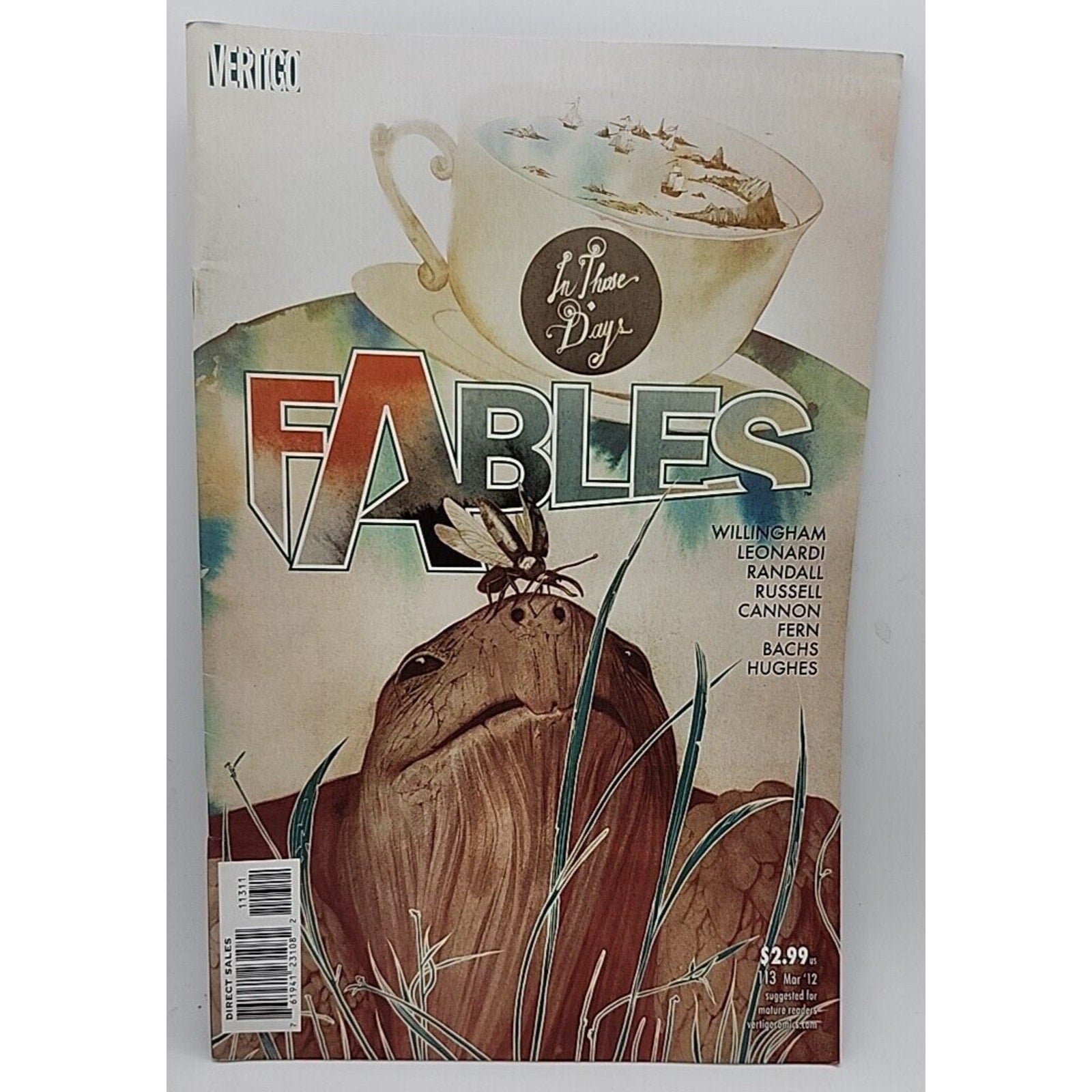 Vertigo Comic Book Fables #113 In Those Days