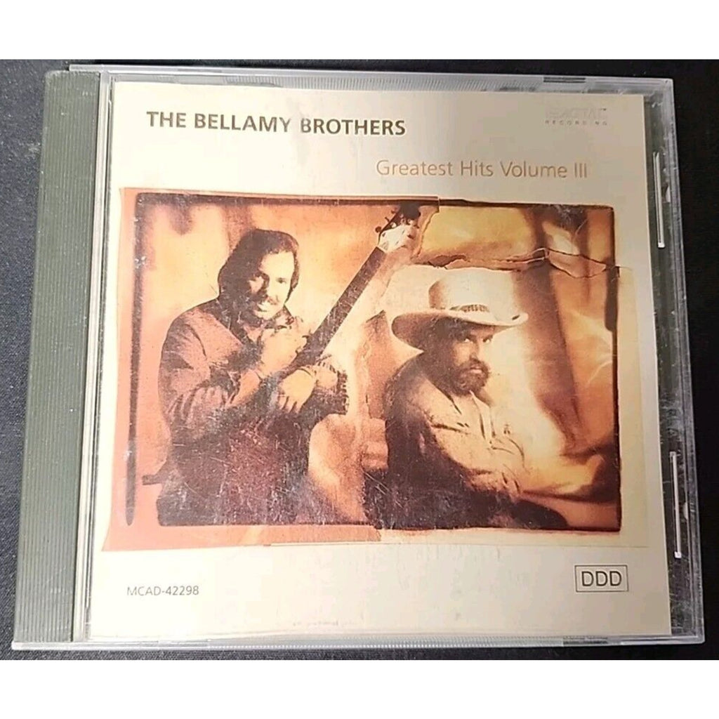 Greatest Hits, Vol. 3 by The Bellamy Brothers (CD, May-1989, MCA)