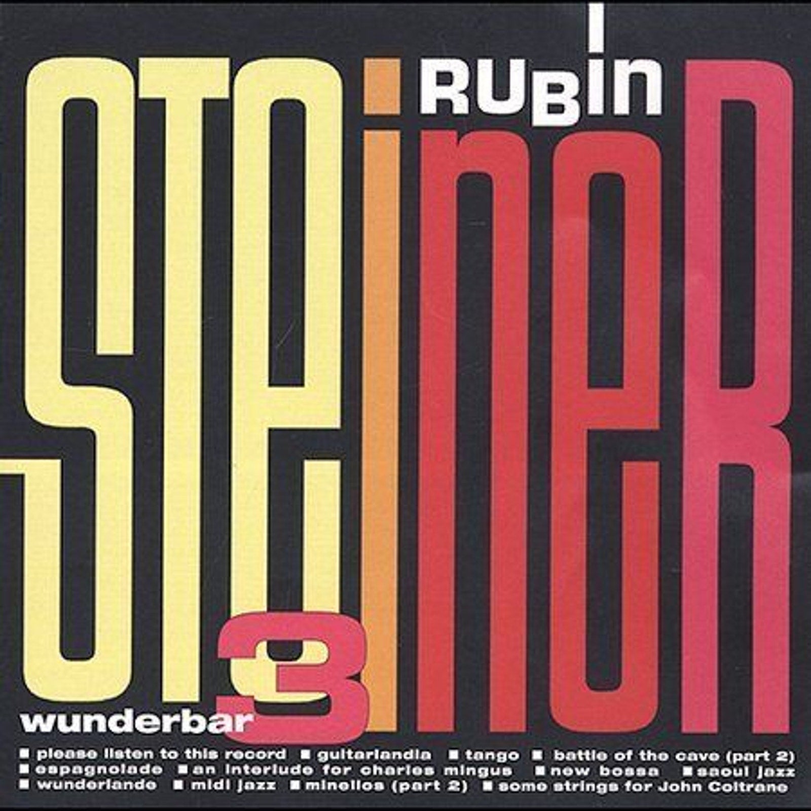 Wunderbar 3 by Rubin Steiner (CD, Oct-2002, Bluebird RCA (USA))