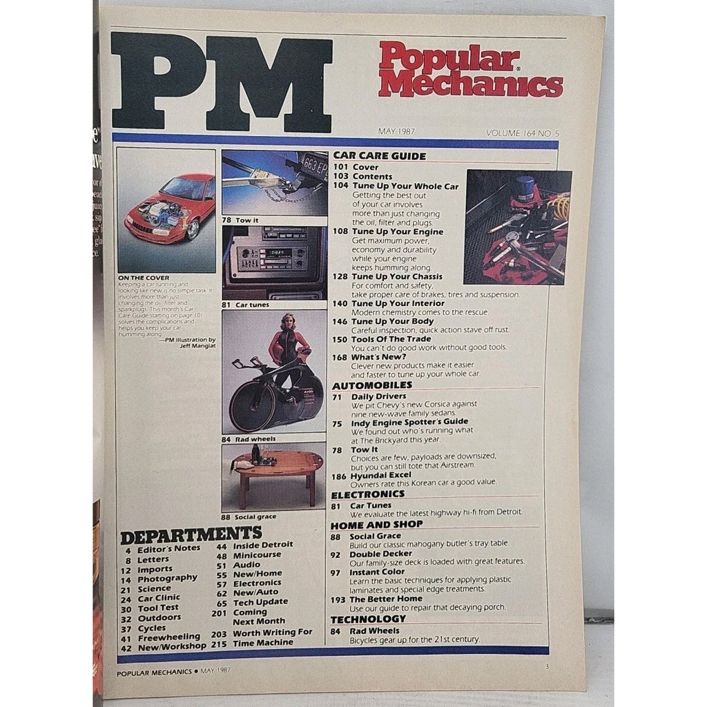 Popular Mechanics Magazine - May 1987 - Volume 164 No.5