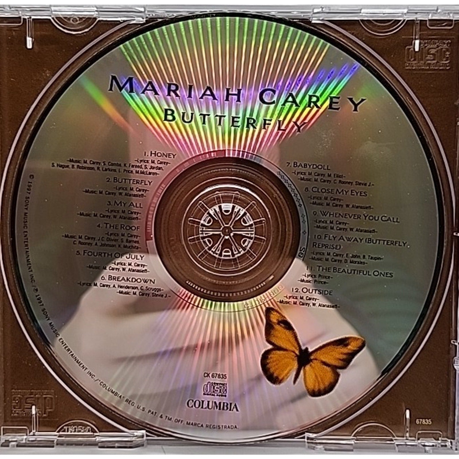 Butterfly by Mariah Carey (CD, 1997)
