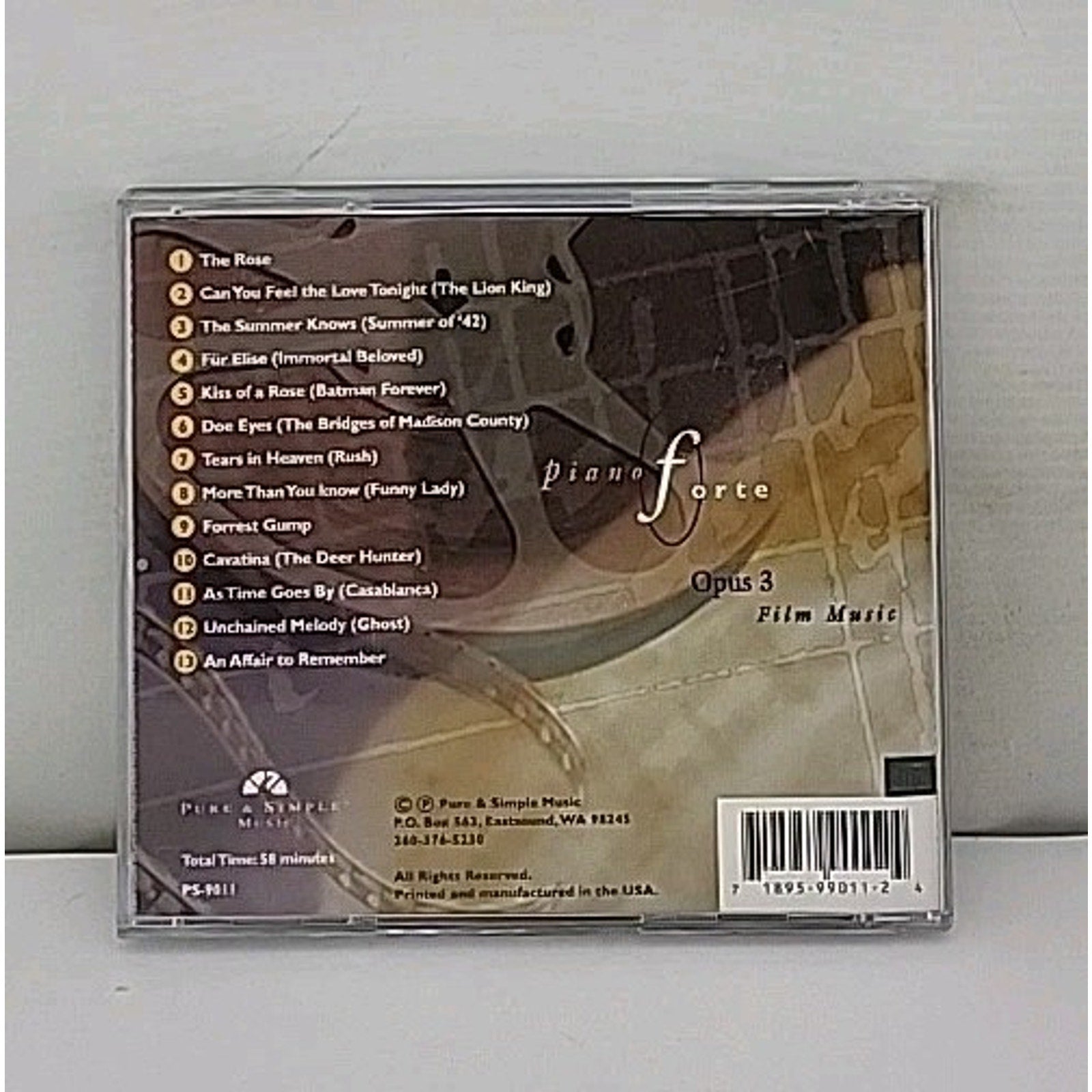 Opus 3-Film Music by Christopher Peacock (CD, 1995)