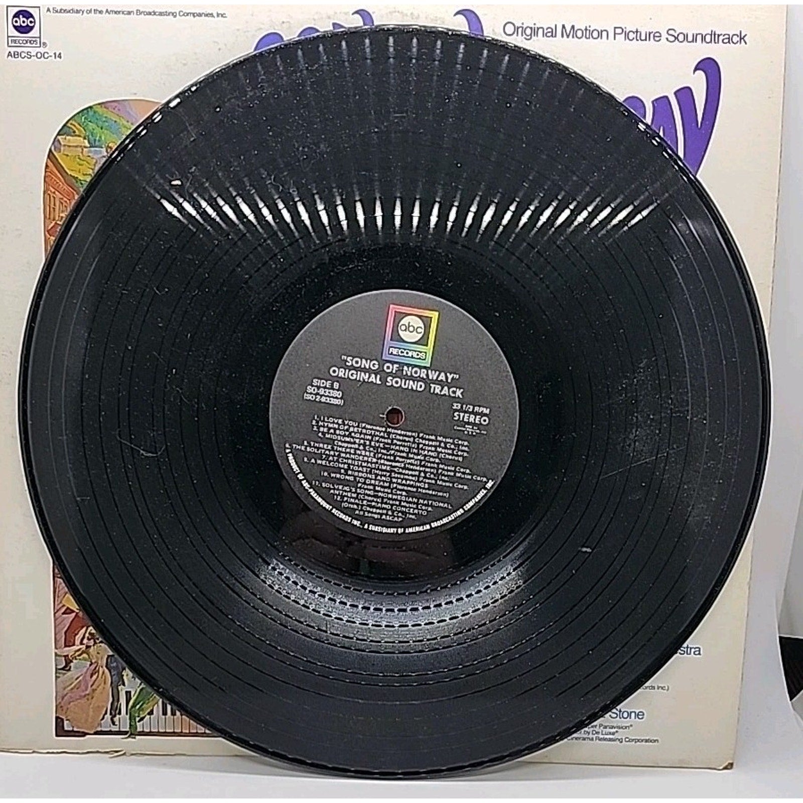 Song of Norway Original Motion Soundtrack Vinyl Record LP