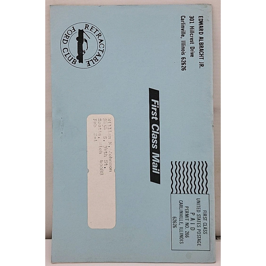 The Skyliner Newsletter - Retractable Ford Club #28 - March-April 1978