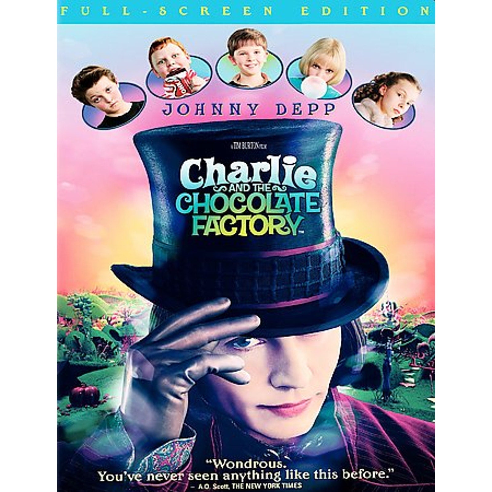Charlie and the Chocolate Factory (DVD, 2005, Full Frame)