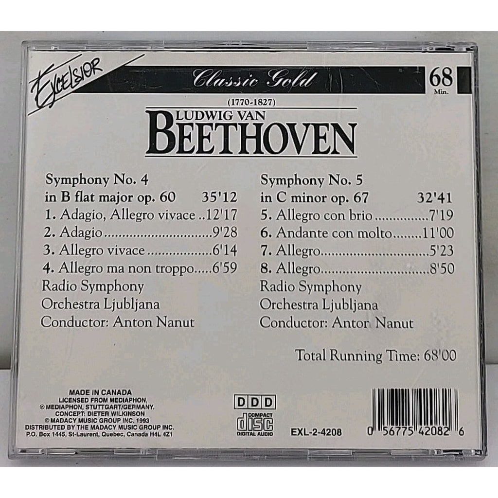Beethoven: Symphonies No. 4 & 5 (CD)