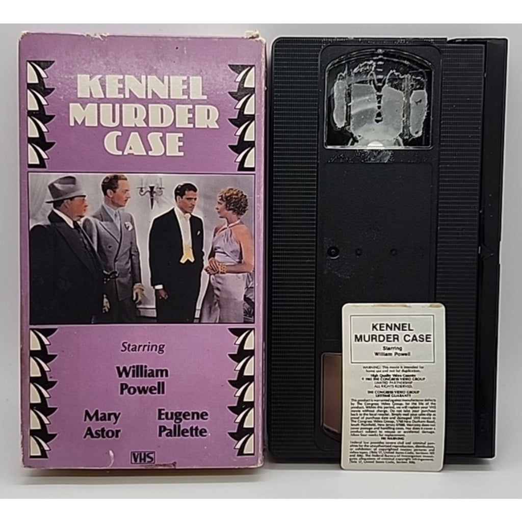 The Kennel Murder Case (VHS, 1985)