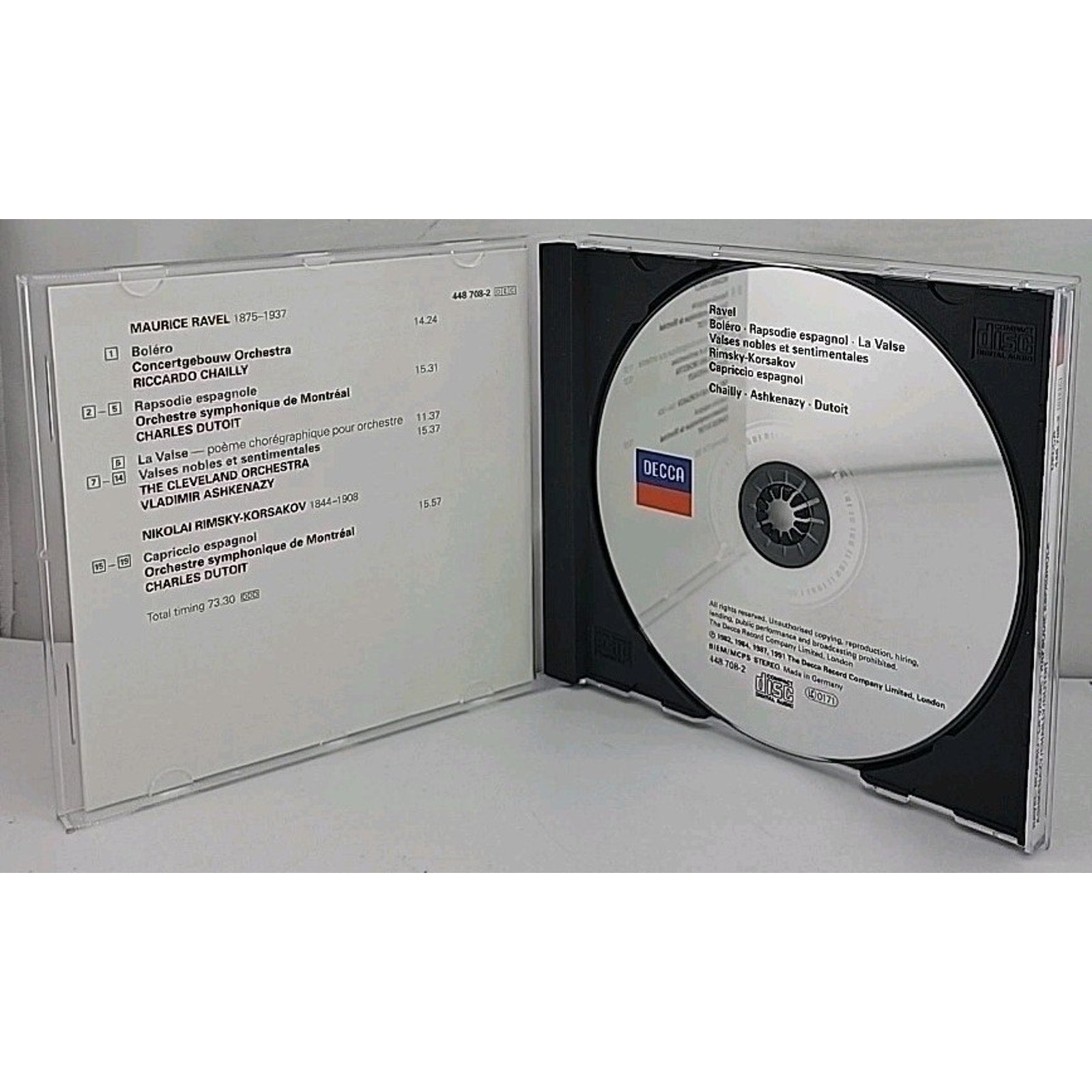 Ravel: Bolero; Rapsodie Espagnole; La Valse (CD)