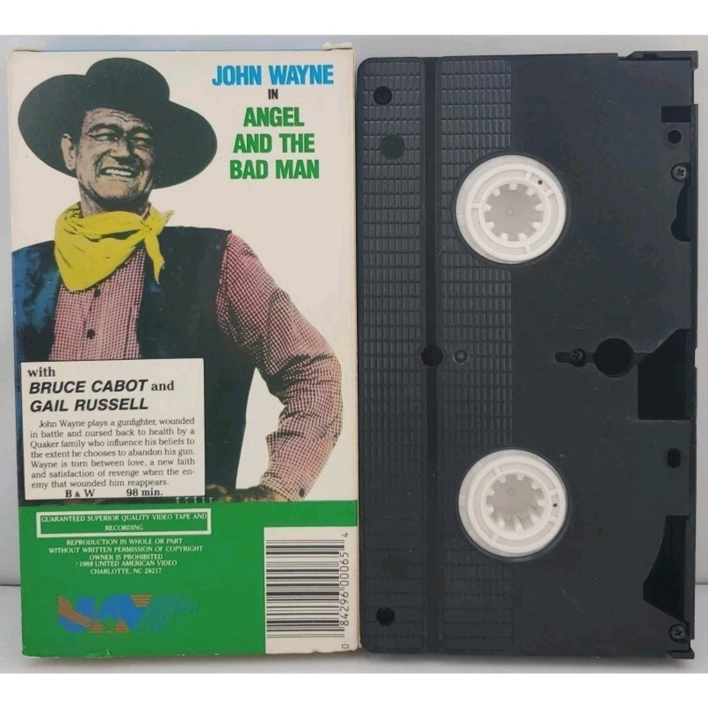 Angel And The Badman John Wayne Bruce Cabot Western (VHS)