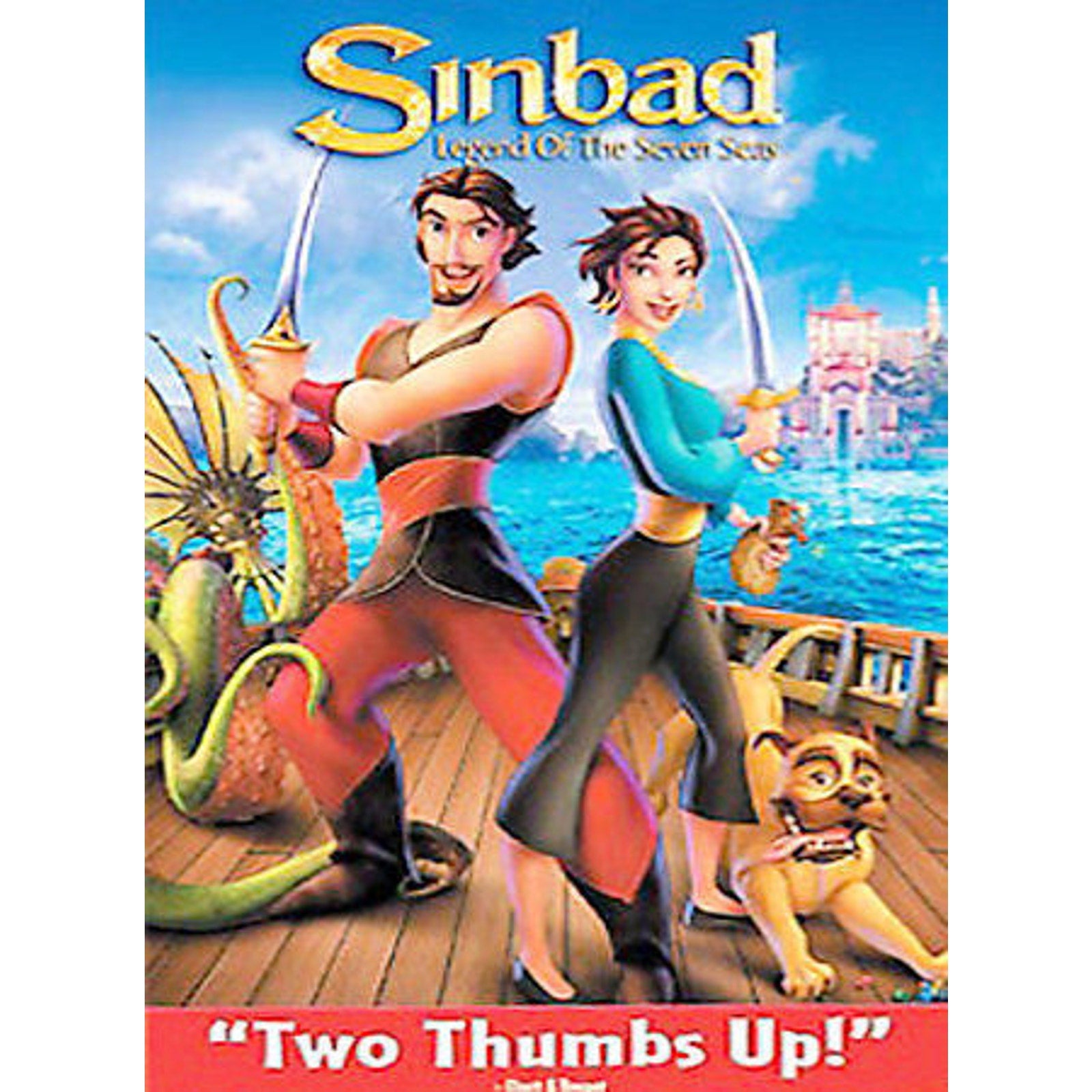 Sinbad: Legend of the Seven Seas (DVD, 2003, Full Frame)