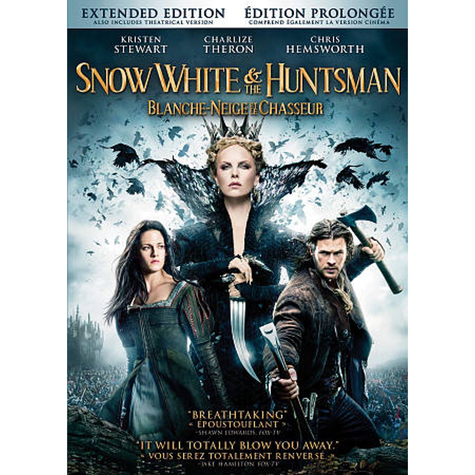 Snow White and the Huntsman (DVD, 2012, Canadian)