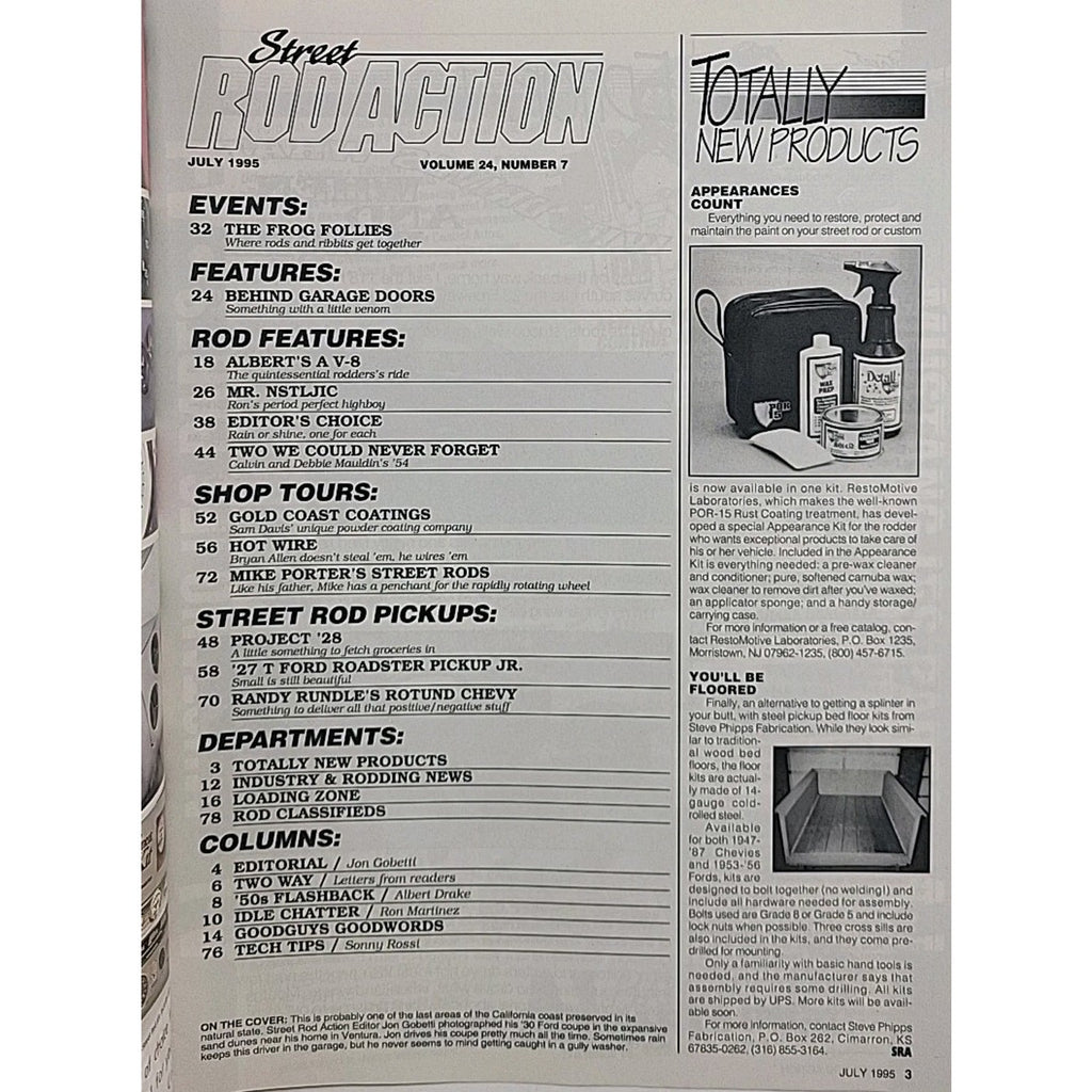 Street Rod Action Magazine July 1995 Volume 24 Number 7