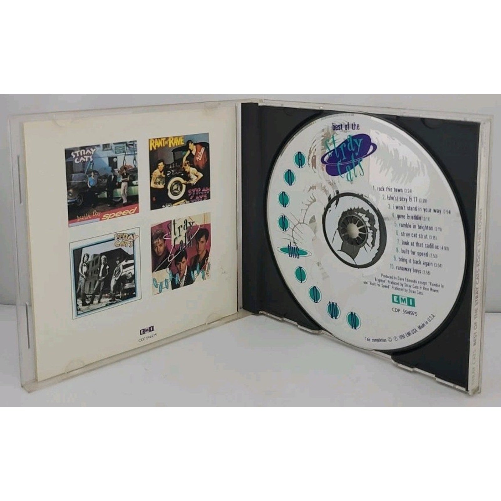 The Best of the Stray Cats: Rock This Town by Stray Cats (CD, Nov-1990)