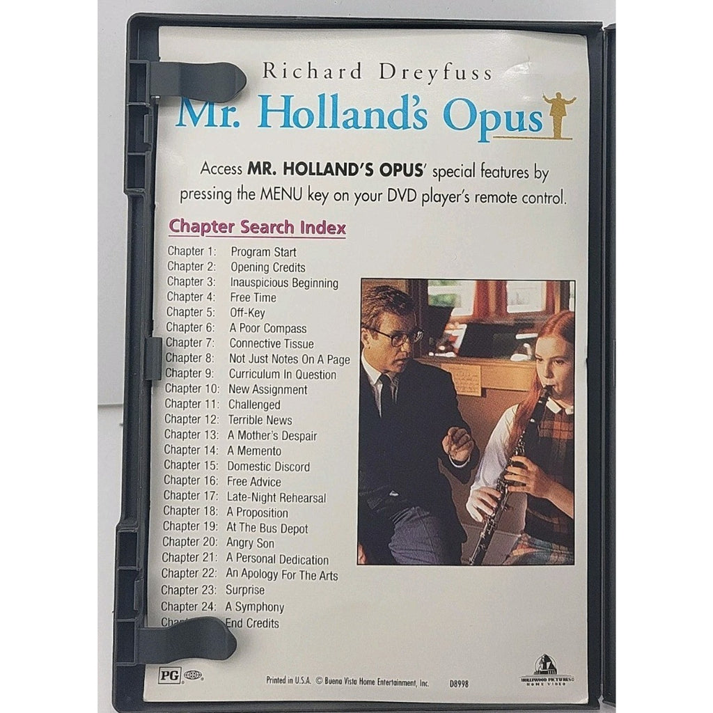 Mr. Holland's Opus (DVD, 1995)