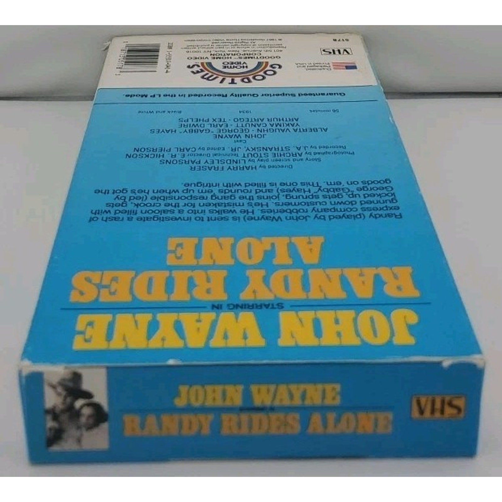 John Wayne - Randy Rides Alone (VHS, 1987)