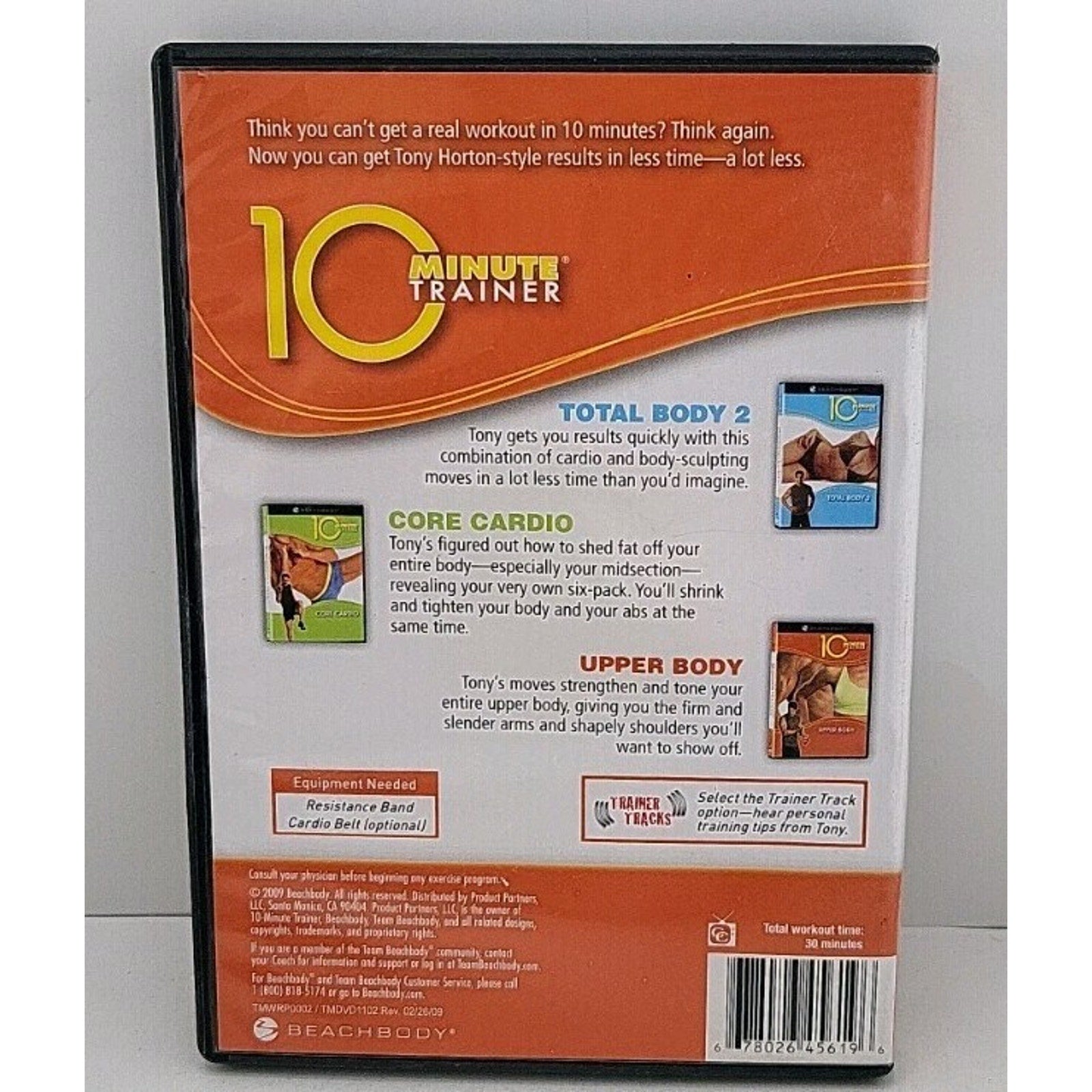 Tony Hortons 10 Minute Trainer: Total Body 2, Core Cardio, Upper Body (DVD)