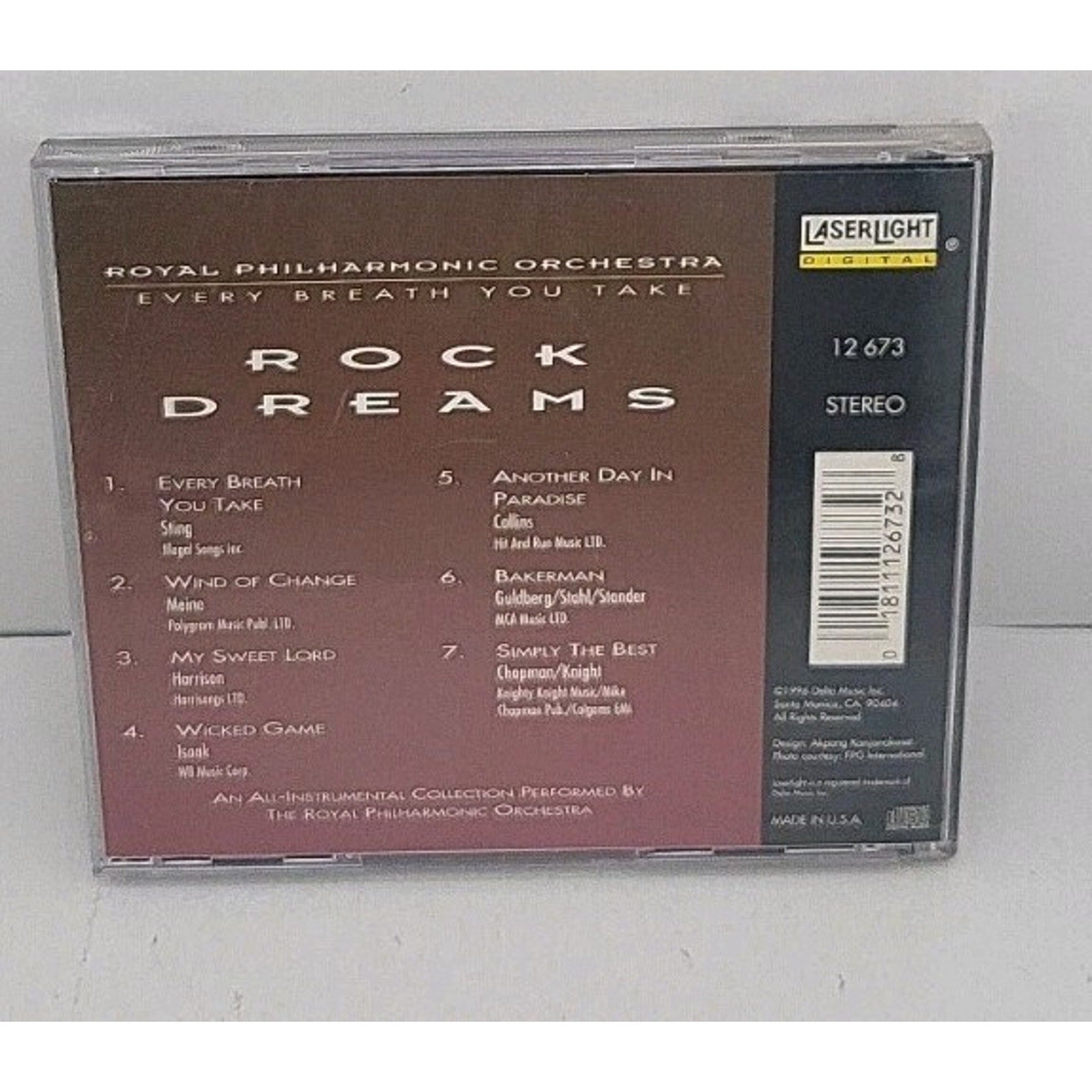Rock Dreams: Every Breath You Take by Royal Philharmonic Orchestra (CD,...