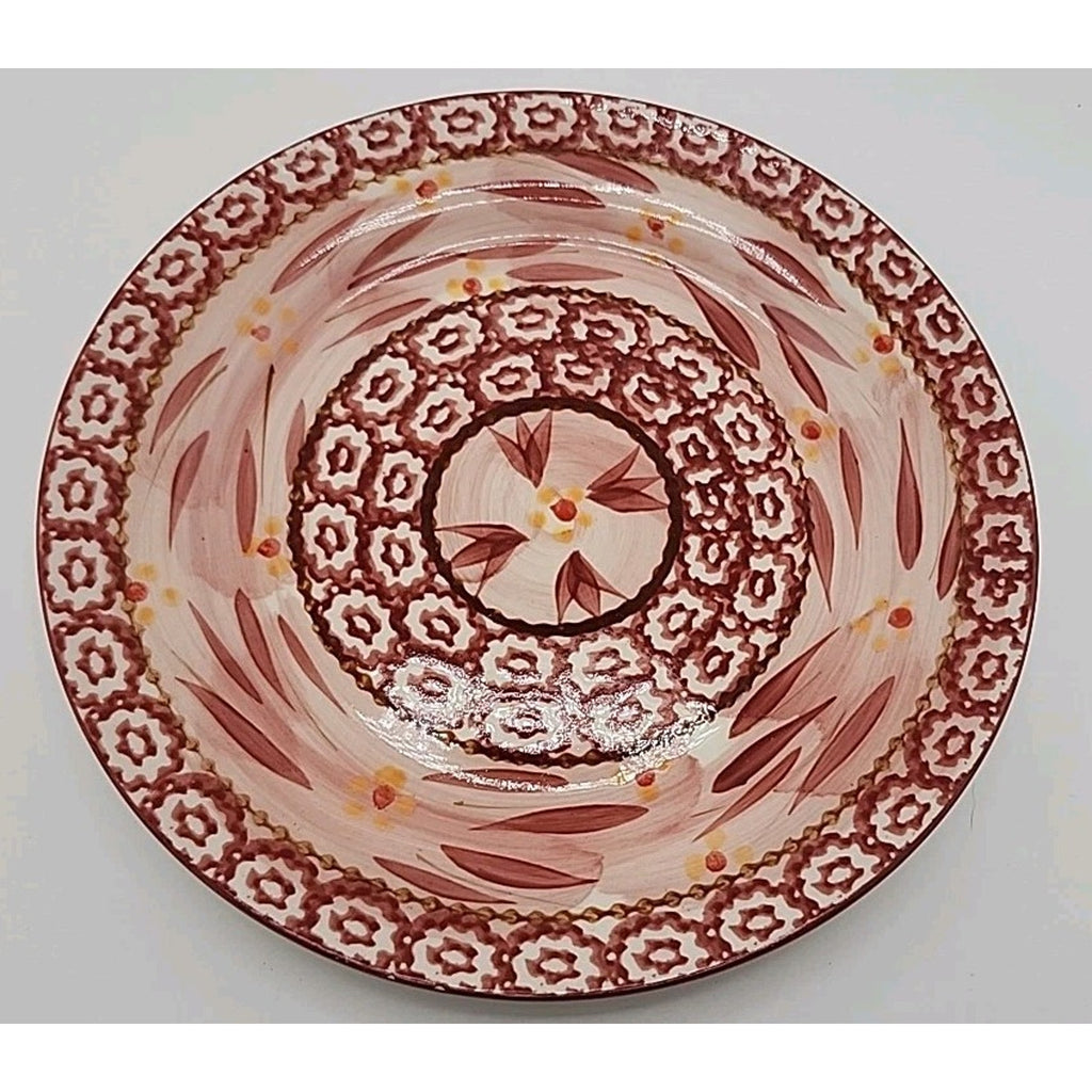 Set of 6 Temptations Ovenware by Tara Old World Cranberry Red 8” Salad Plates