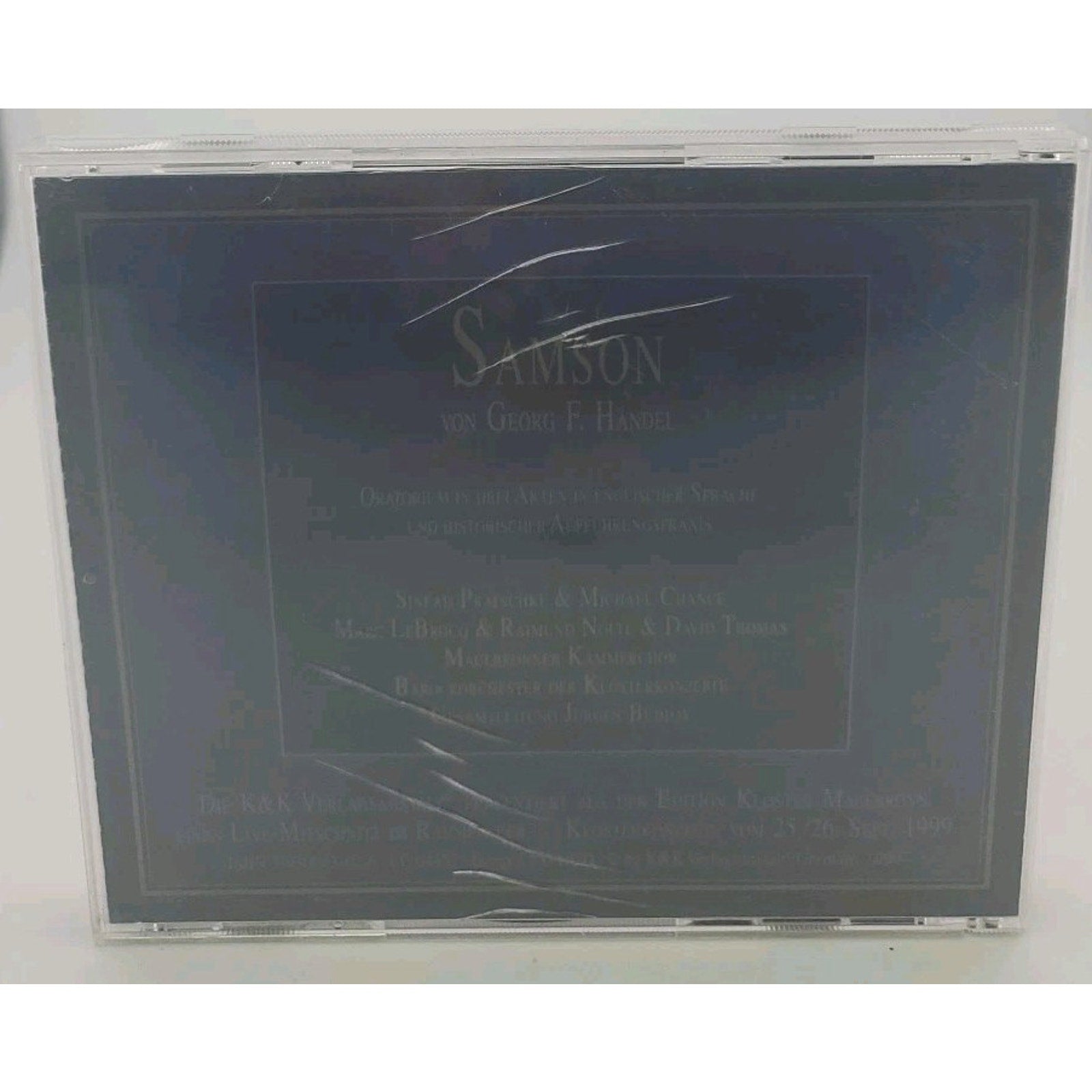 K&K Verlagsanstalt - Georg F. Händel - Samson CD