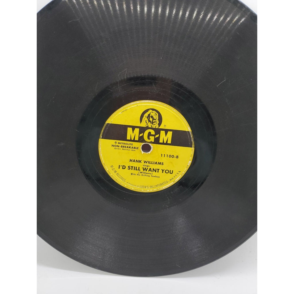 Hank Williams Baby We're Really In Love/I'd Still Want You (Record)