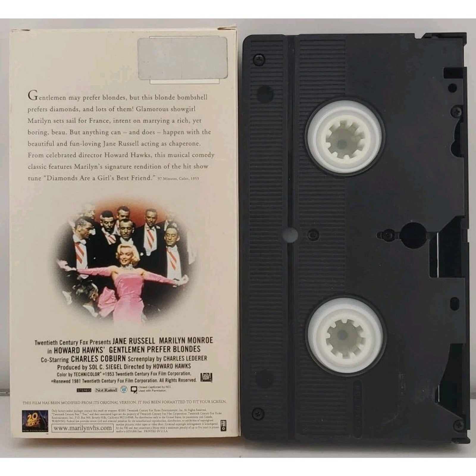 Marilyn Monroe: The Diamond Collection Volume 1 (VHS, 2001, 6-Tape Set)