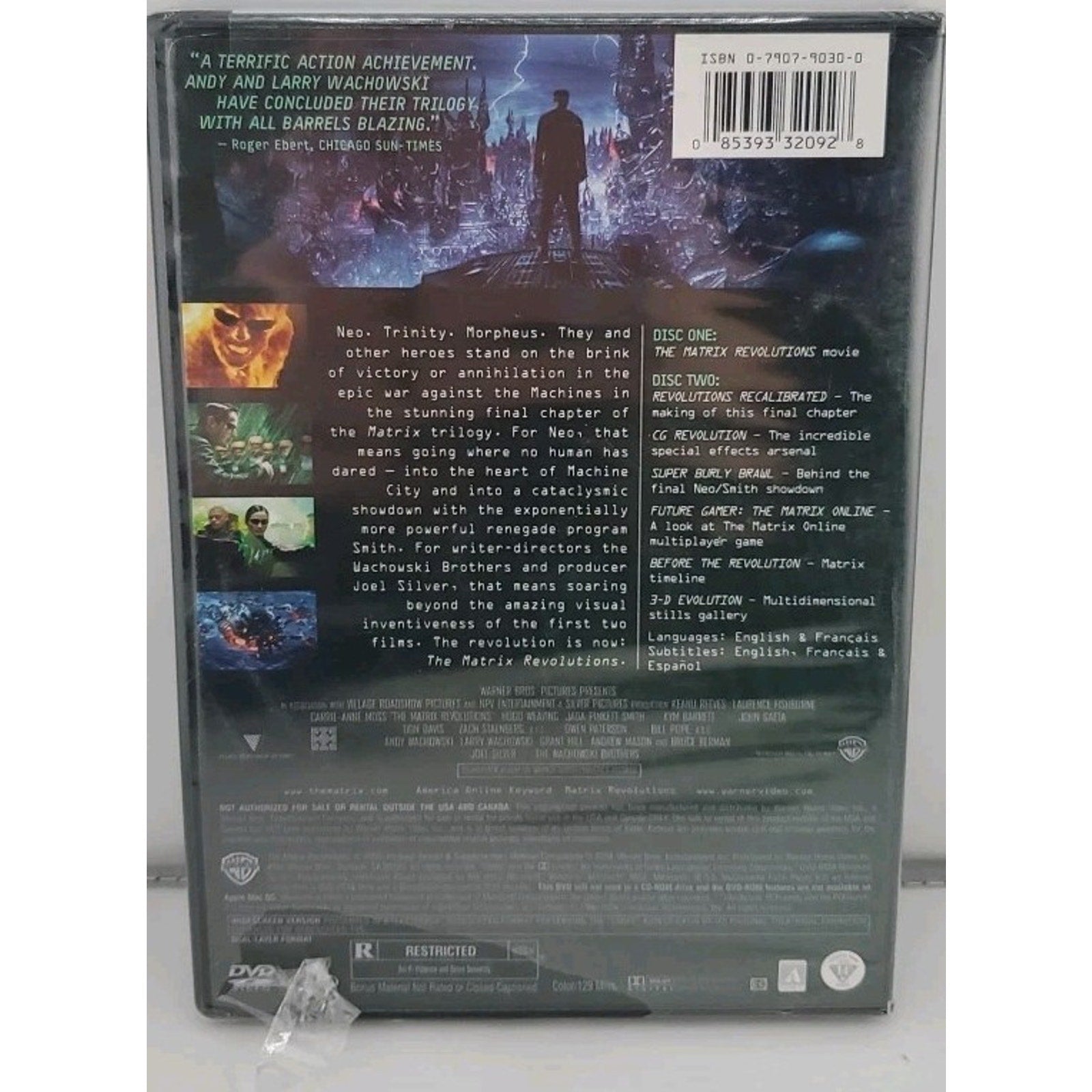 The Matrix Revolutions (DVD, 2003) *Brand New*