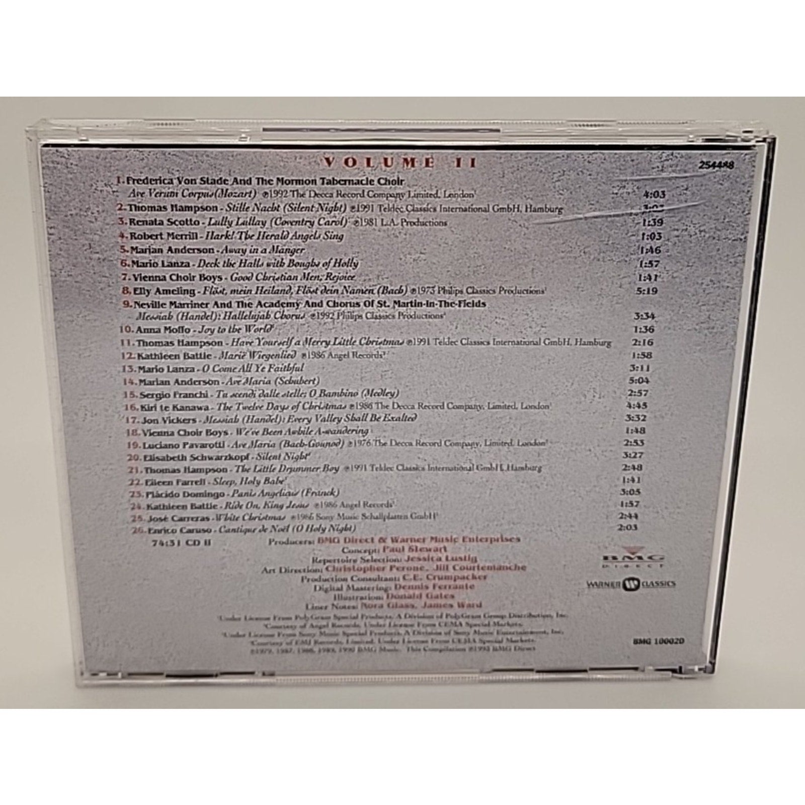 Great Voices Of Christmas Volume II 1993 CD