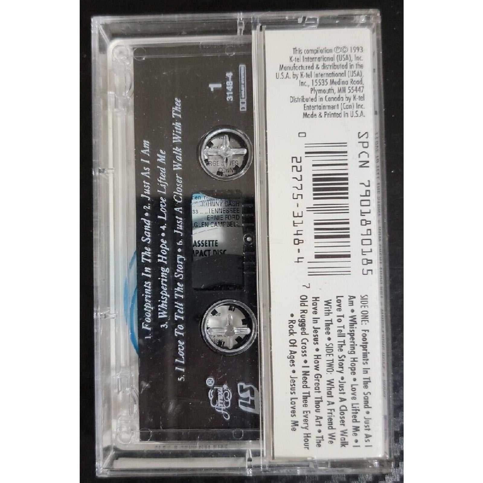 Footprints in the Sand by Cristy Lane (Cassette, Jun-1993, K-Tel Distribution)