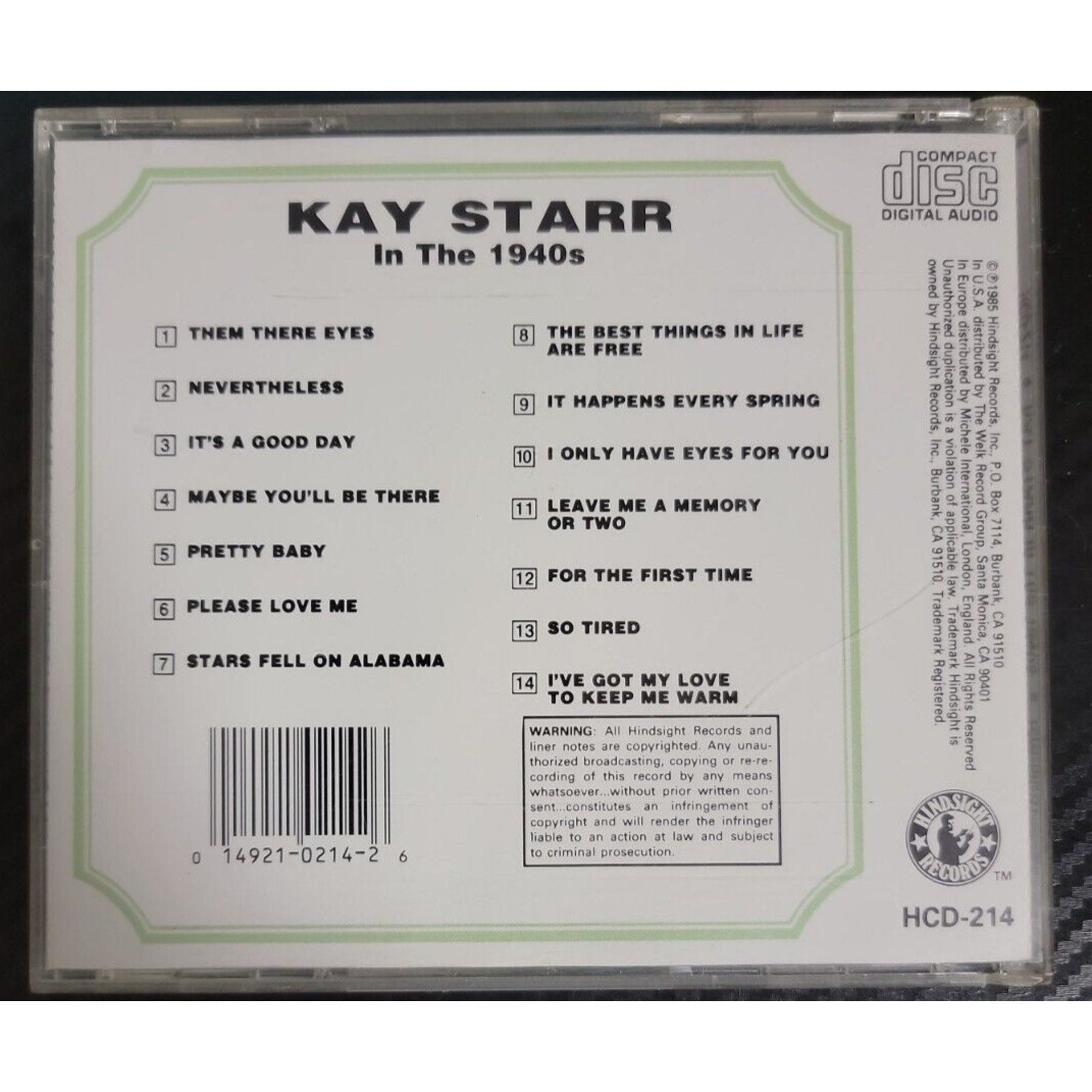 Please Love Me by Kay Starr (CD, 1994)