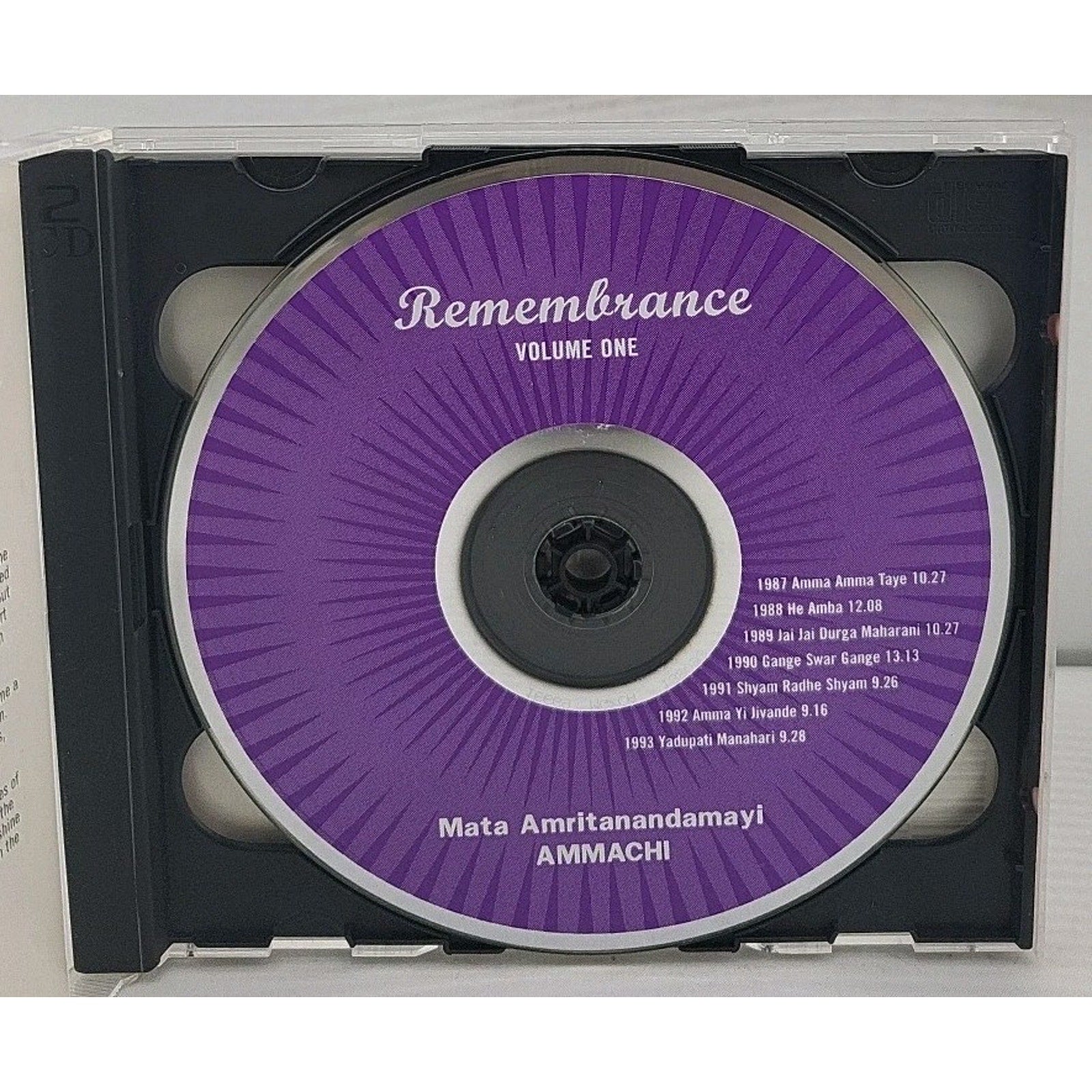 Ammachi Remembrance 2 CD Celebrating 15 Years of Blessings USA