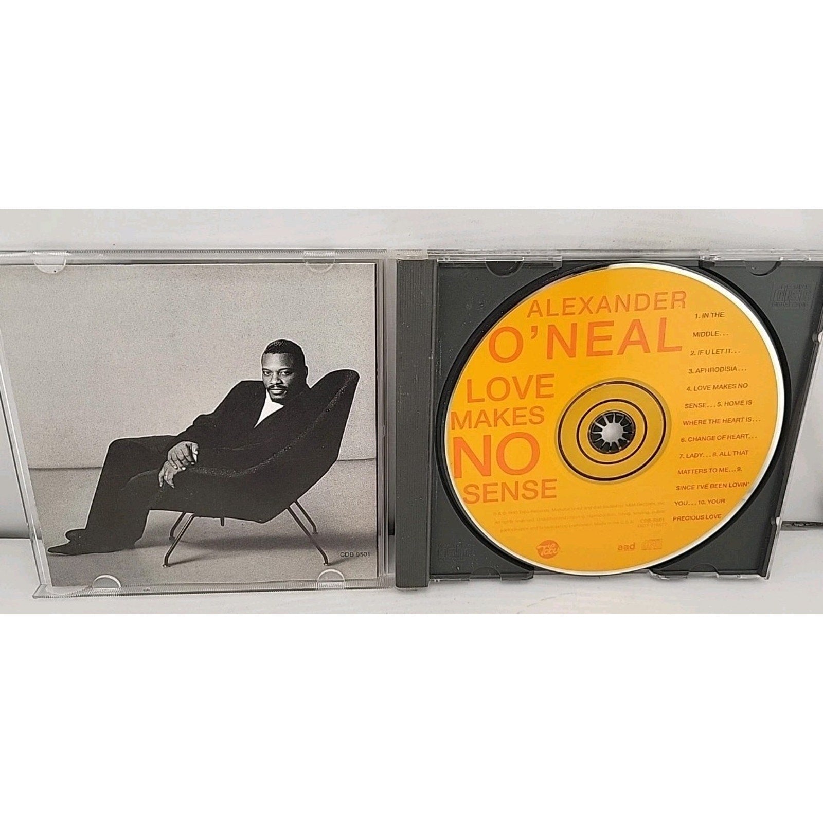 Love Makes No Sense by Alexander O'Neal (CD, Feb-1993, Tabu (USA))